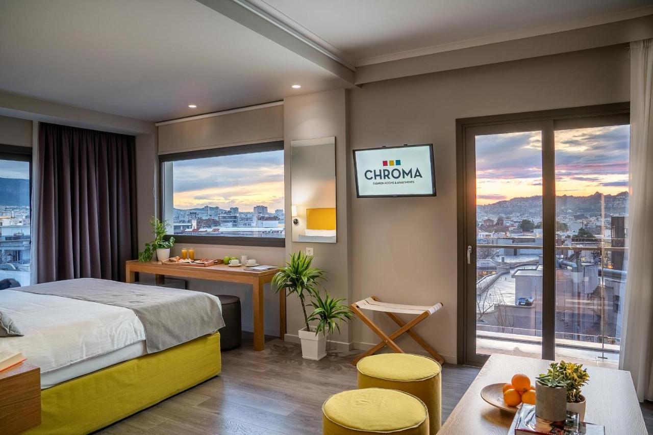 Chroma Fashion Rooms & Apartments Ateny Zewnętrze zdjęcie